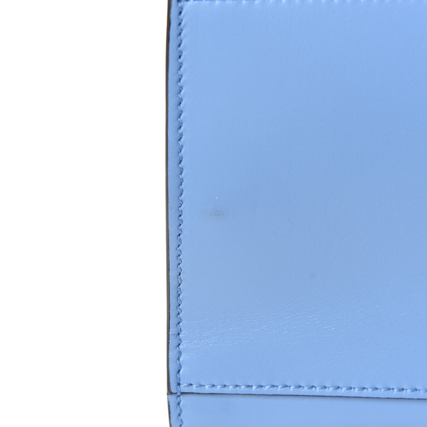Nappa Bamboo Web Medium Nymphaea Top Handle Bag Azure Mystic White