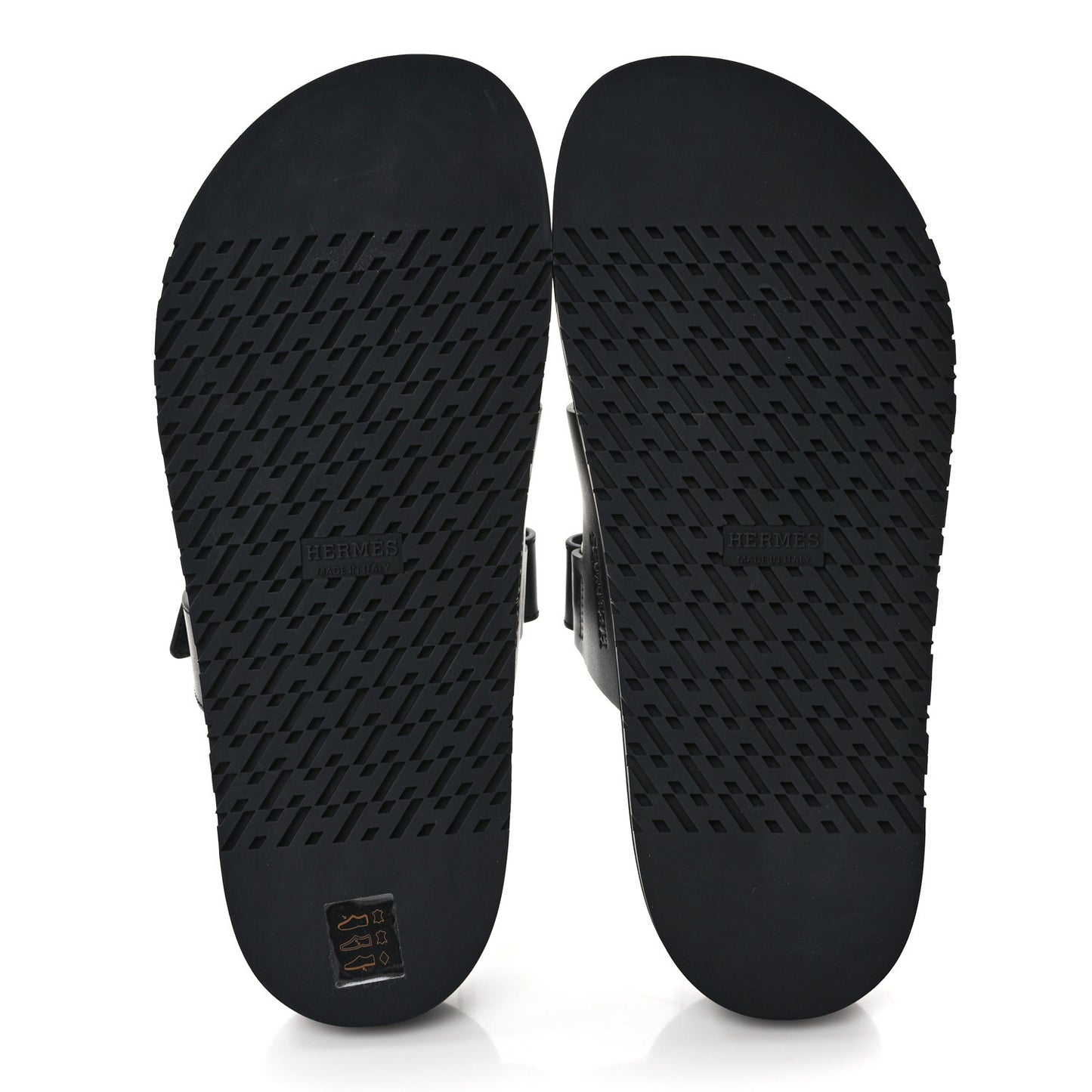 Calfskin Womens Chypre Sandals 39.5 Black
