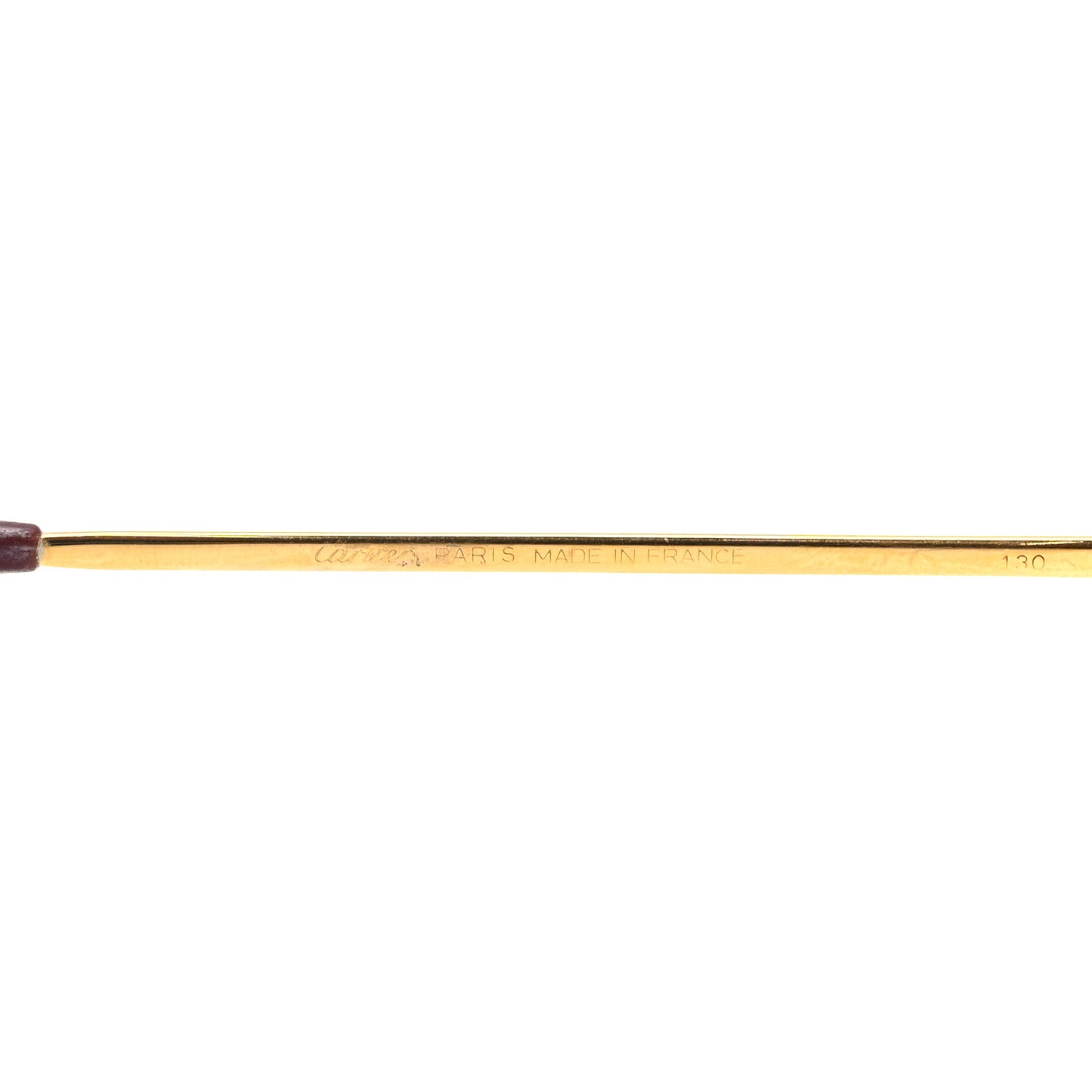 Metal Gold Plated Vendome Louis Aviator Sunglasses