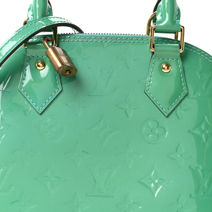 Louis Vuitton Vernis Alma BB Blue Lagon 7 of 9