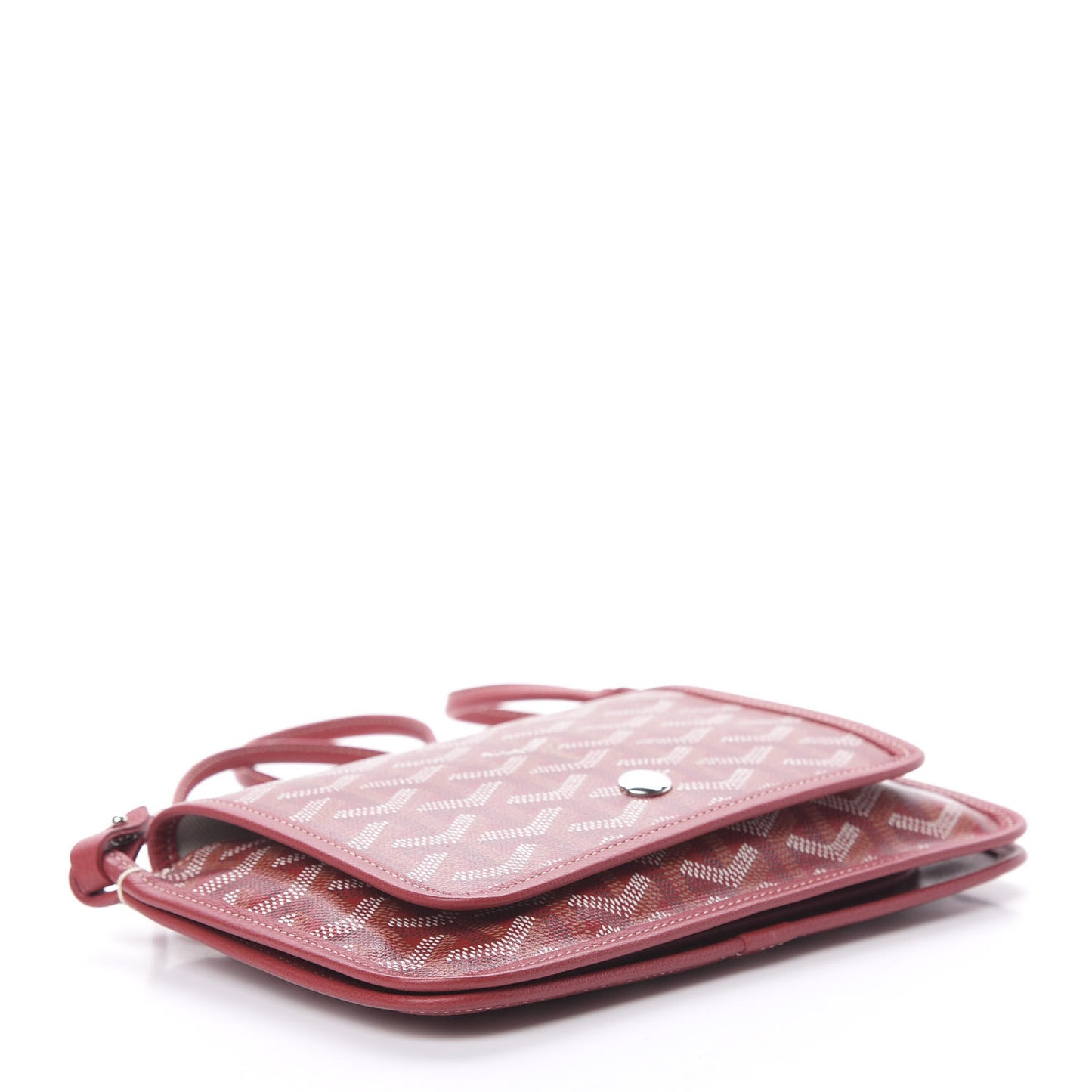 Goyardine Plumet Wallet Clutch Red