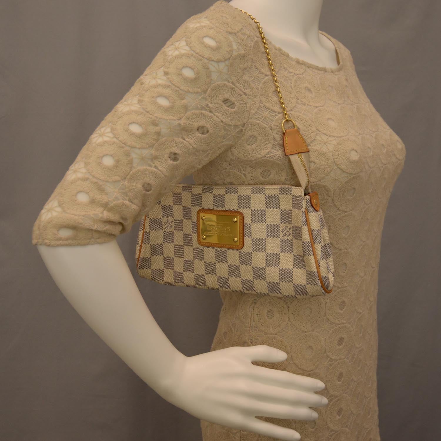 Louis Vuitton Damier Azur Eva Clutch 2 of 7
