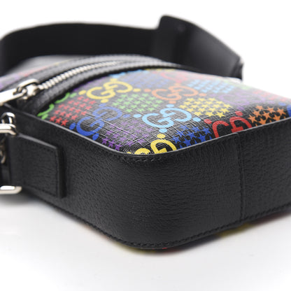 Gucci GG Supreme Monogram Psychedelic Messenger Bag Black 7 of 10