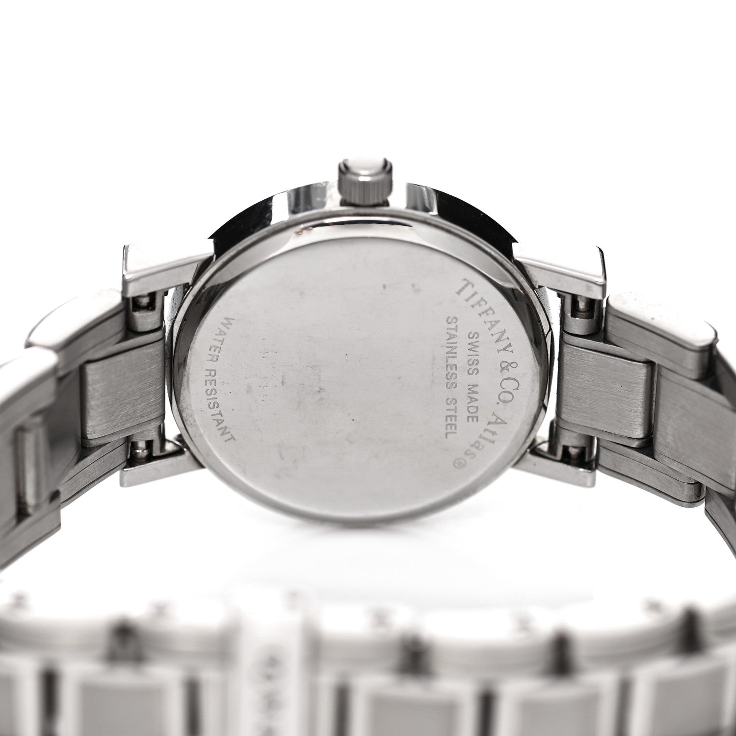 Tiffany Stainless Steel 25mm Atlas Quartz Watch Black 4 of 5