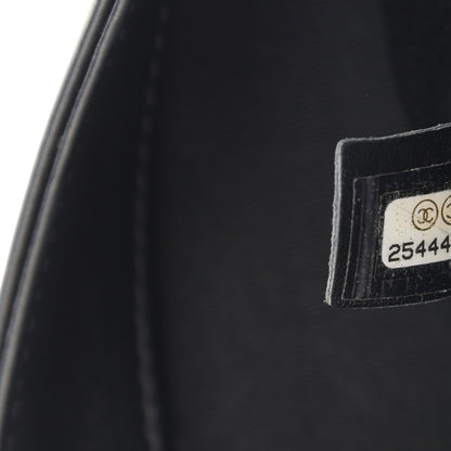 Chanel Calfskin Studded Chevron Quilted Flap Black 7 of 12