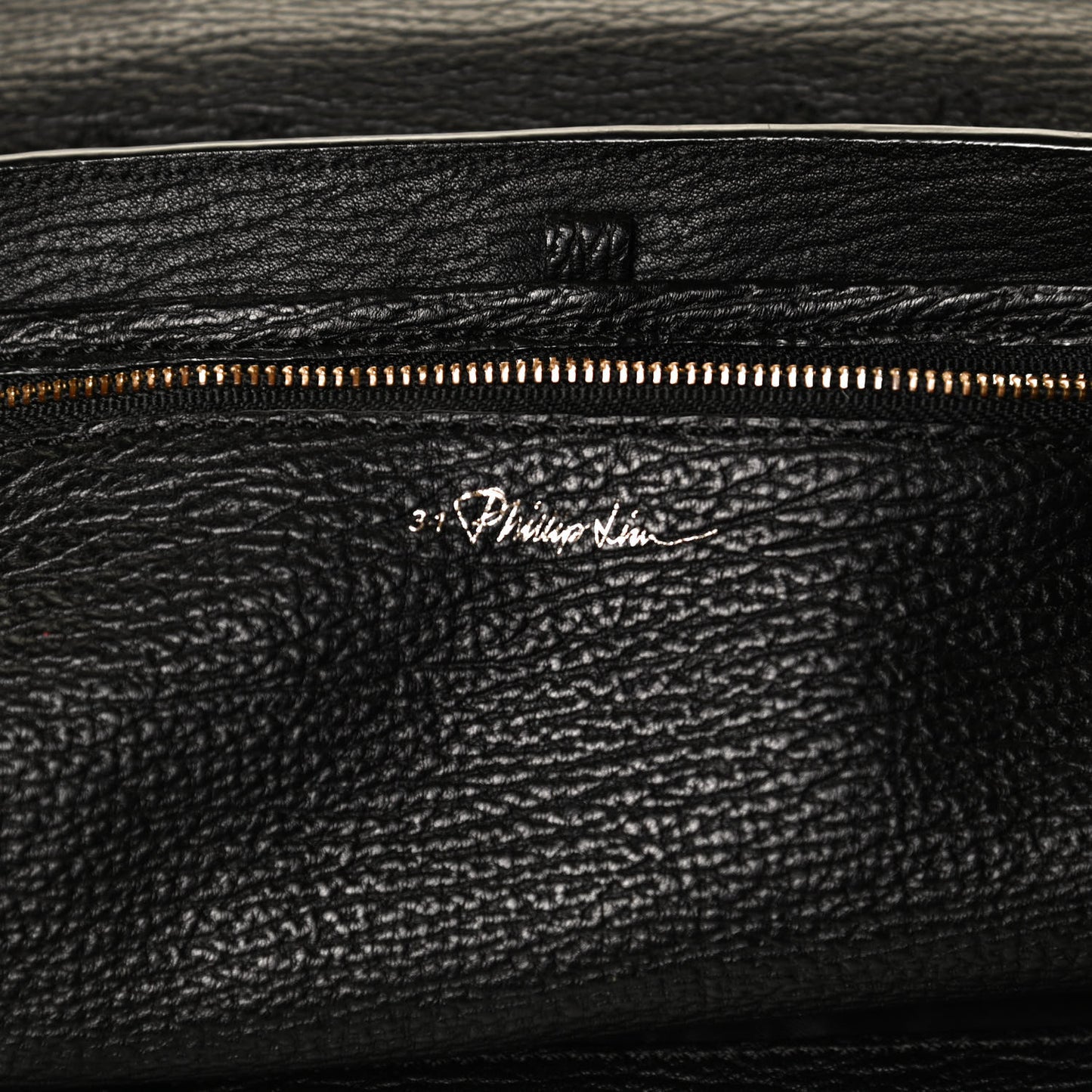 Textured Calfskin Pashli Backpack Black
