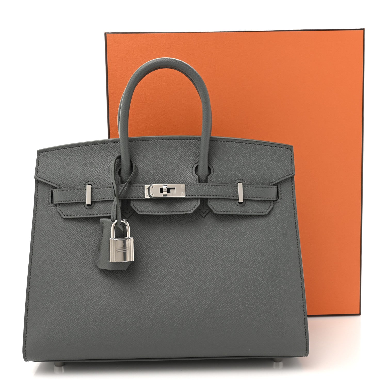 Hermes Epsom Birkin Sellier 25 Vert Amande 11 of 11