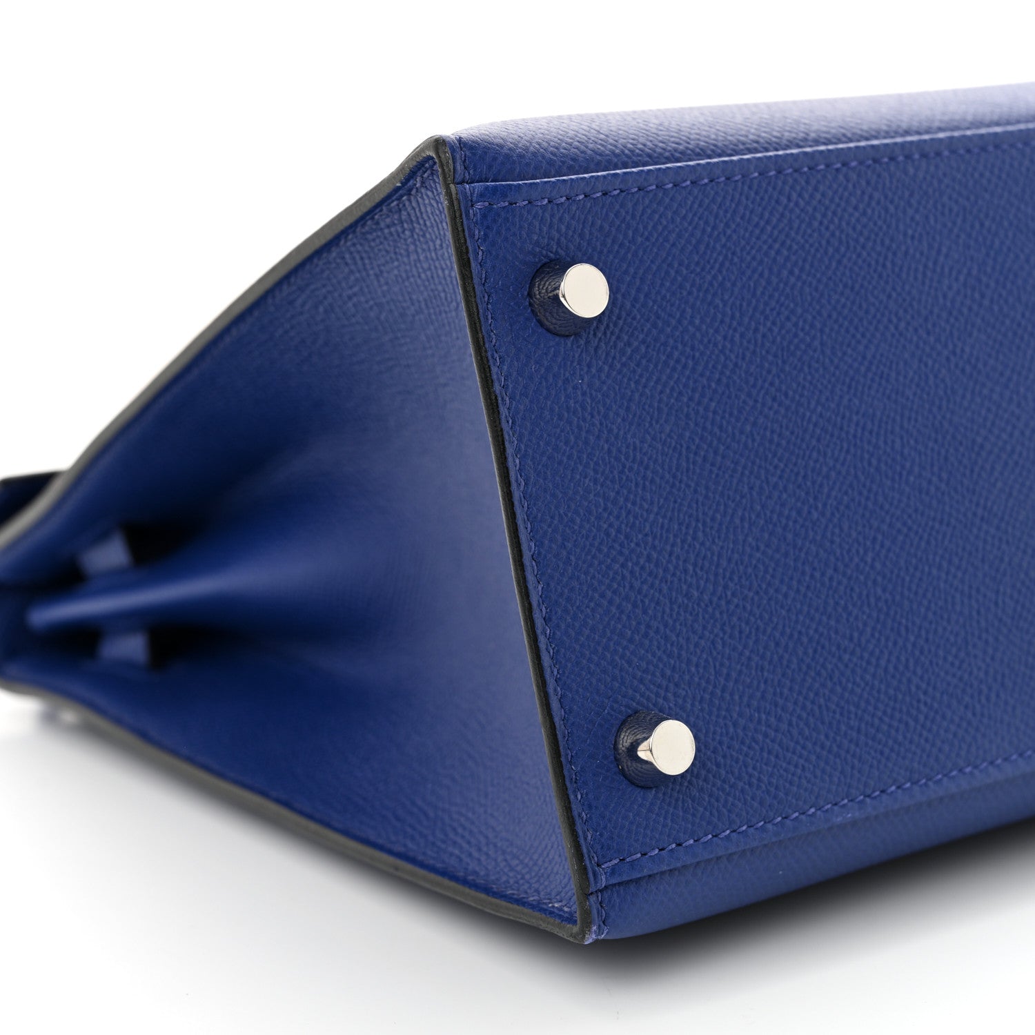 Hermes Epsom Kelly Sellier 28 Bleu Electrique 9 of 12