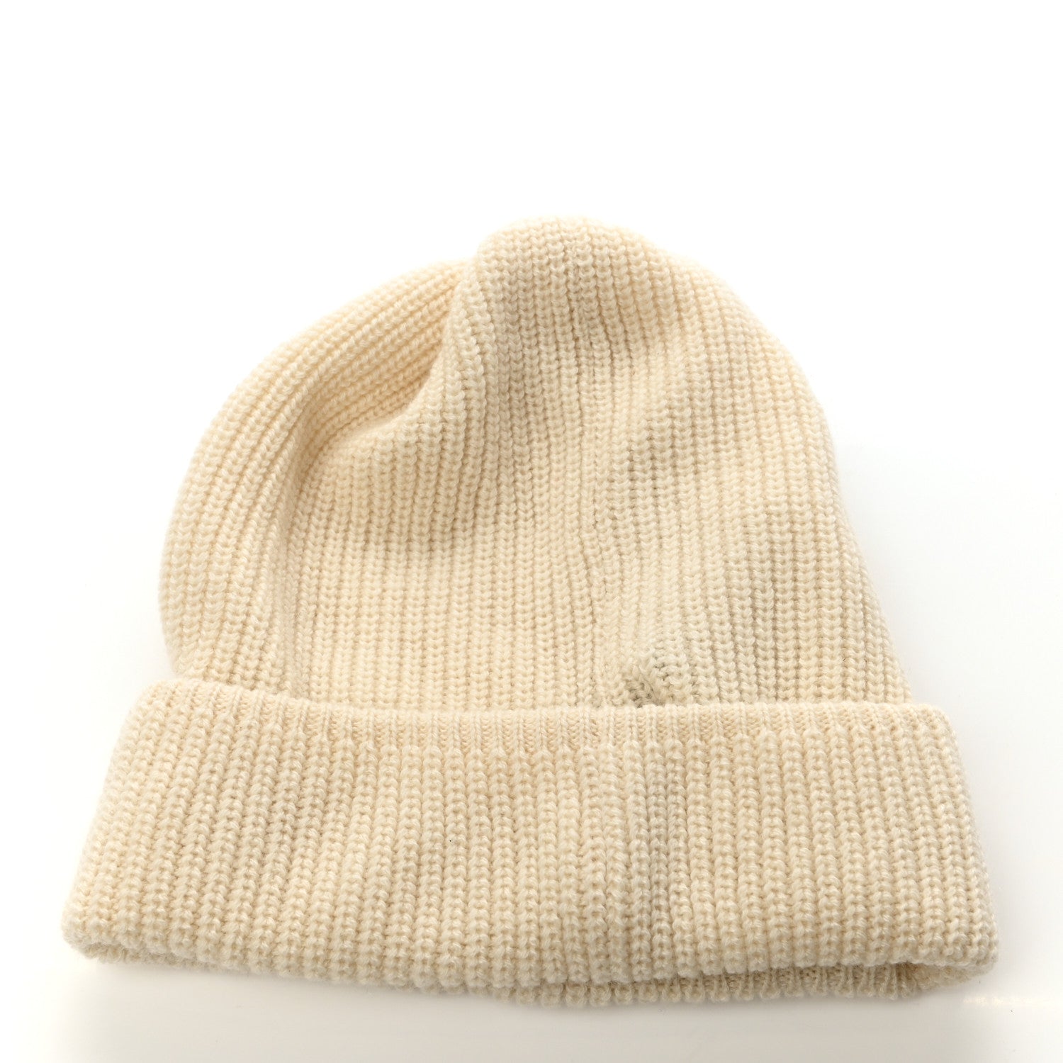 Chanel Cashmere Logo Beanie Hat Ivory 3 of 4