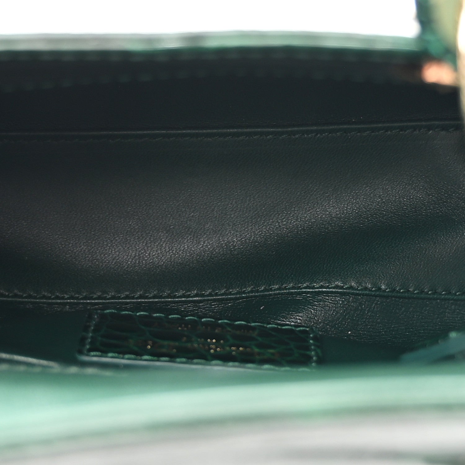 Christian Dior Alligator Crystal Mini Lady Dior Dark Green 1839203