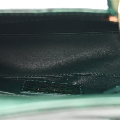 Christian Dior Alligator Crystal Mini Lady Dior Dark Green 5 of 9