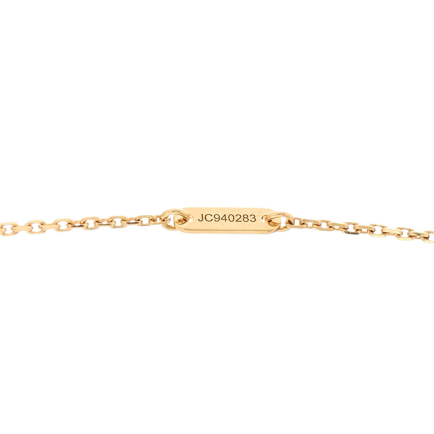 Van Cleef & Arpels 18K Yellow Gold Mother of Pearl Sweet Alhambra Butterfly Pendant Necklace 5 of 6