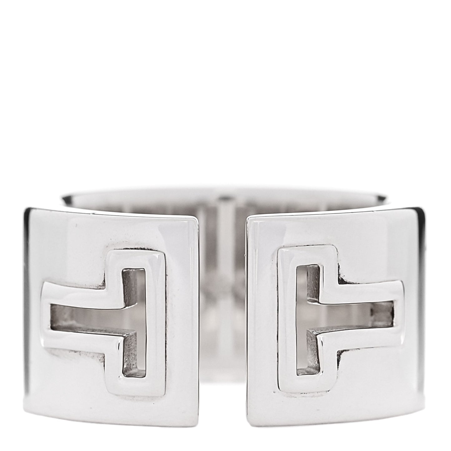 Sterling Silver T Cutout Ring 50 5.25