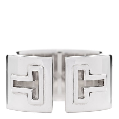 Tiffany Sterling Silver T Cutout Ring 50 5.25 1 of 4