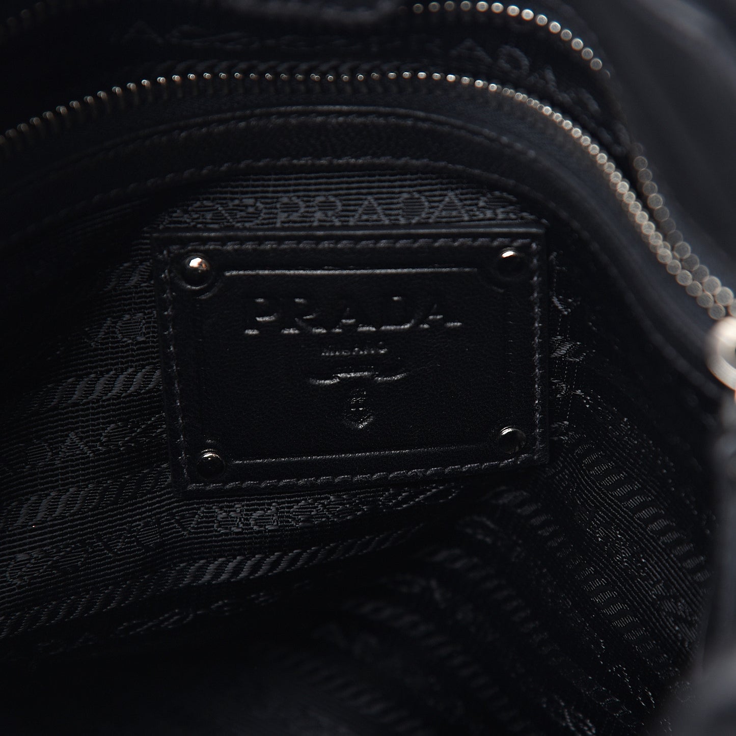 Nappa Ruffle Bag Black