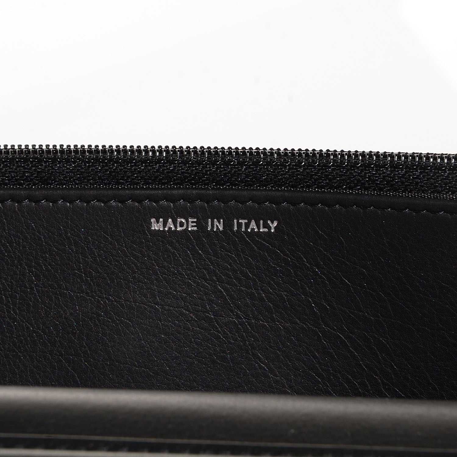 Chanel Metallic Calfskin Chevron Boy Wallet On Chain WOC Black 8 of 9