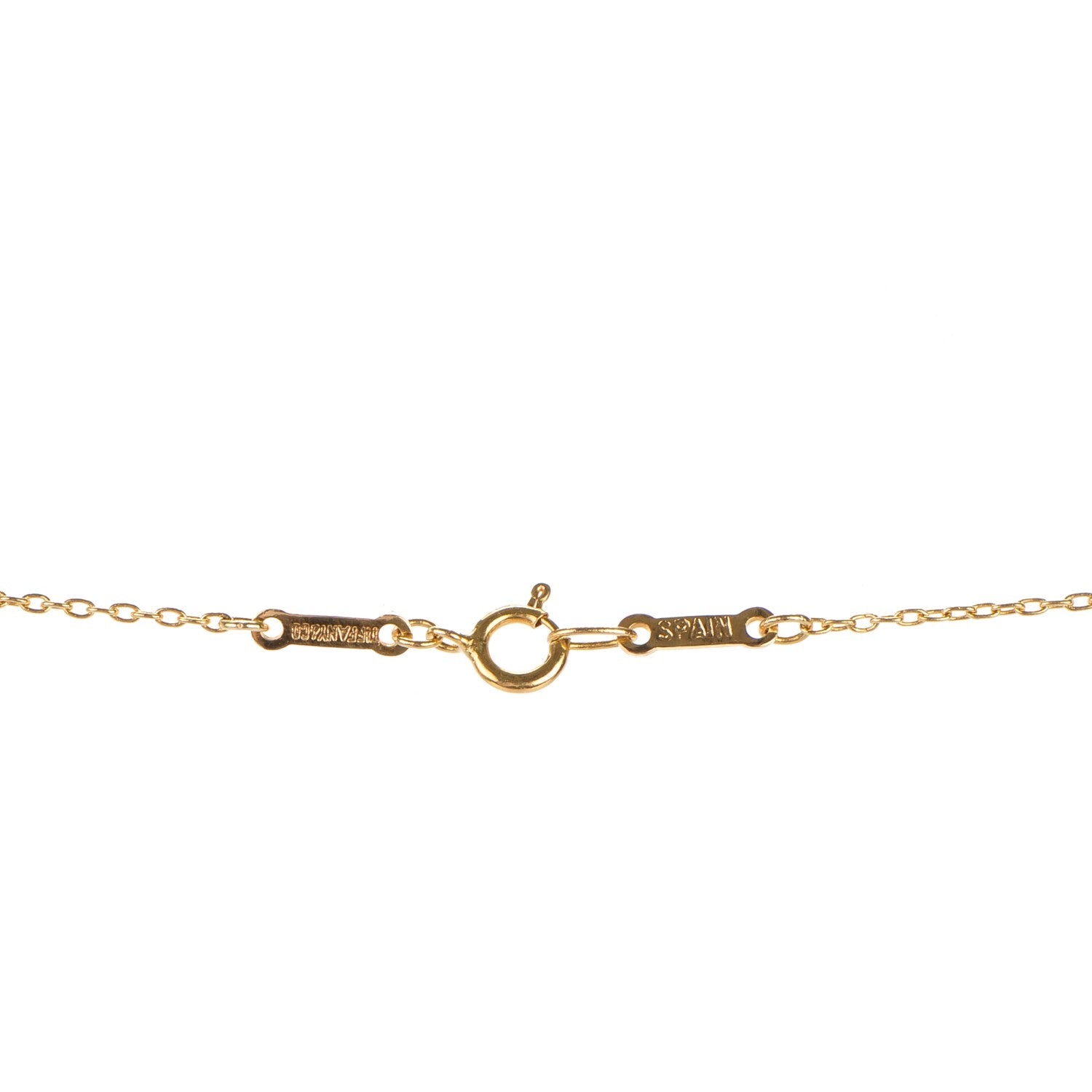 Tiffany 18K Yellow Gold Elsa Peretti Small Open Heart Pendant Necklace 4 of 6