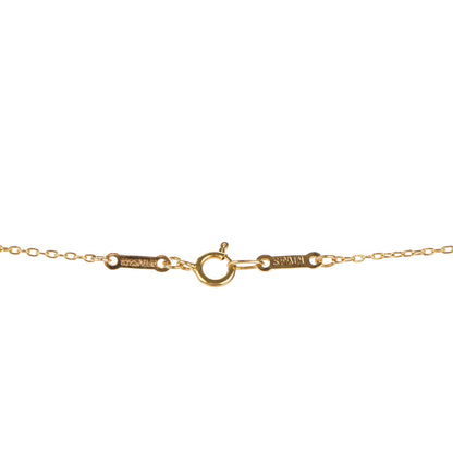 Tiffany 18K Yellow Gold Elsa Peretti Small Open Heart Pendant Necklace 4 of 6