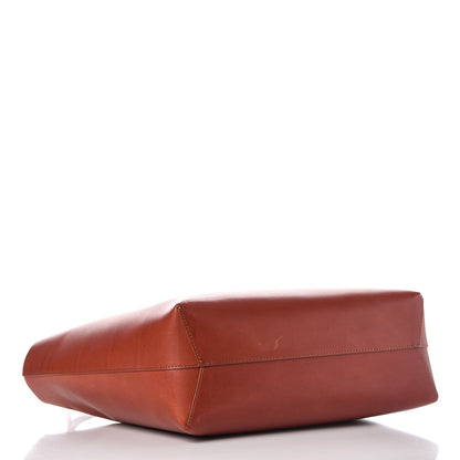 Mansur Gavriel Vegetable Tanned Calfskin Small Shopping Bag Brandy Avion 5 of 14