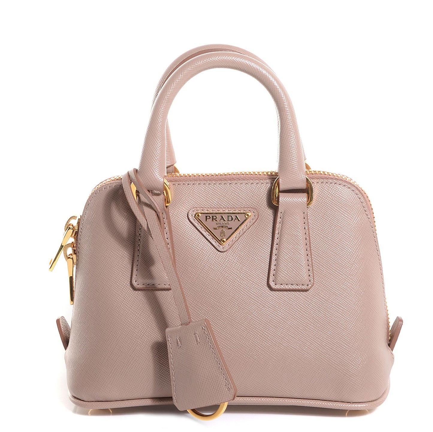 Saffiano Lux Mini Promenade Tote Cammeo