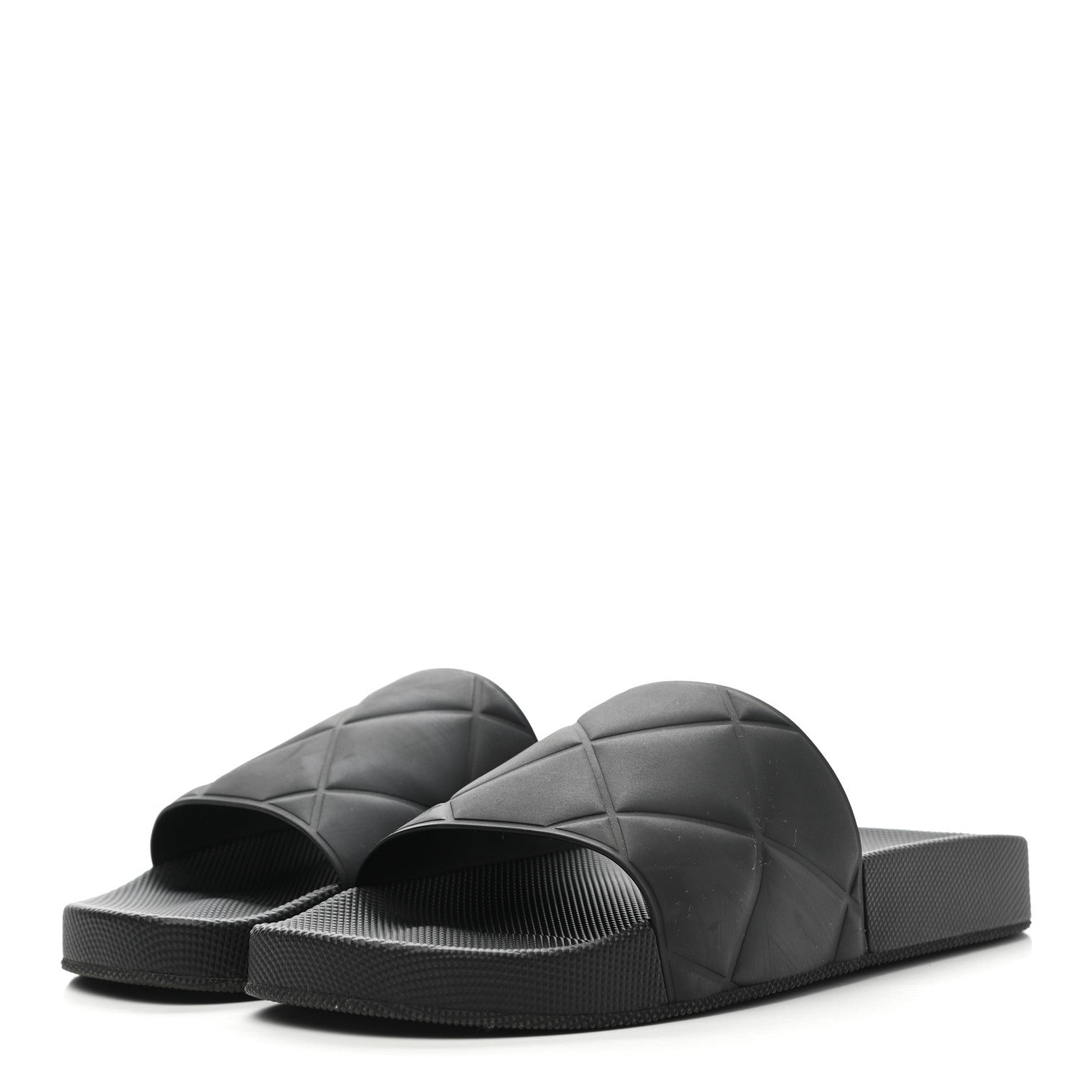 Bottega Veneta Rubber The Slider Sandals 39 Black 3 of 8