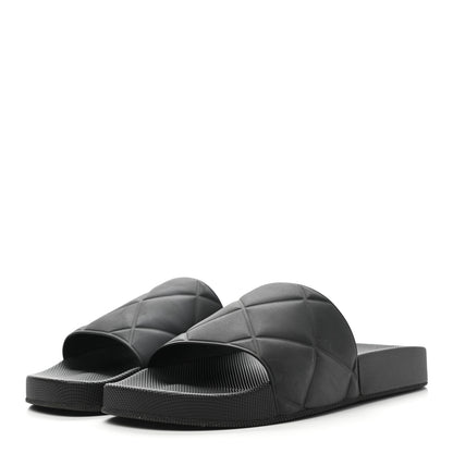 Bottega Veneta Rubber The Slider Sandals 39 Black 3 of 8