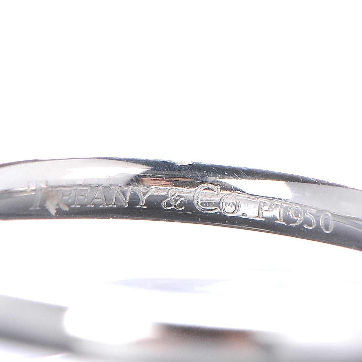 Platinum Diamond Elsa Peretti Curved Wedding Band Ring 51 5.75