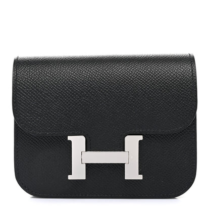 Hermes Epsom Constance Slim Wallet Black 1 of 10