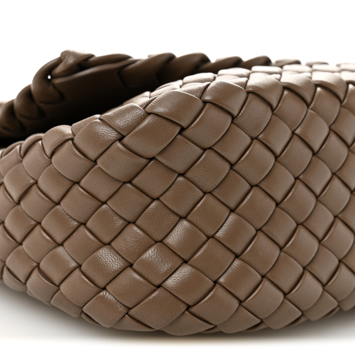 Bottega Veneta Nappa Intreccio Mini Cobble Shoulder Bag Taupe Grey 8 of 10