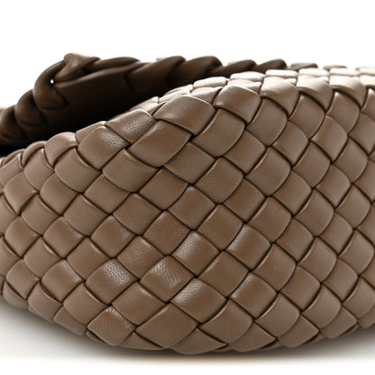 Bottega Veneta Nappa Intreccio Mini Cobble Shoulder Bag Taupe Grey 8 of 10