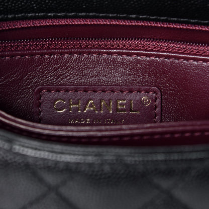 Chanel Caviar Quilted Mini Coco Handle Flap Black 7 of 10