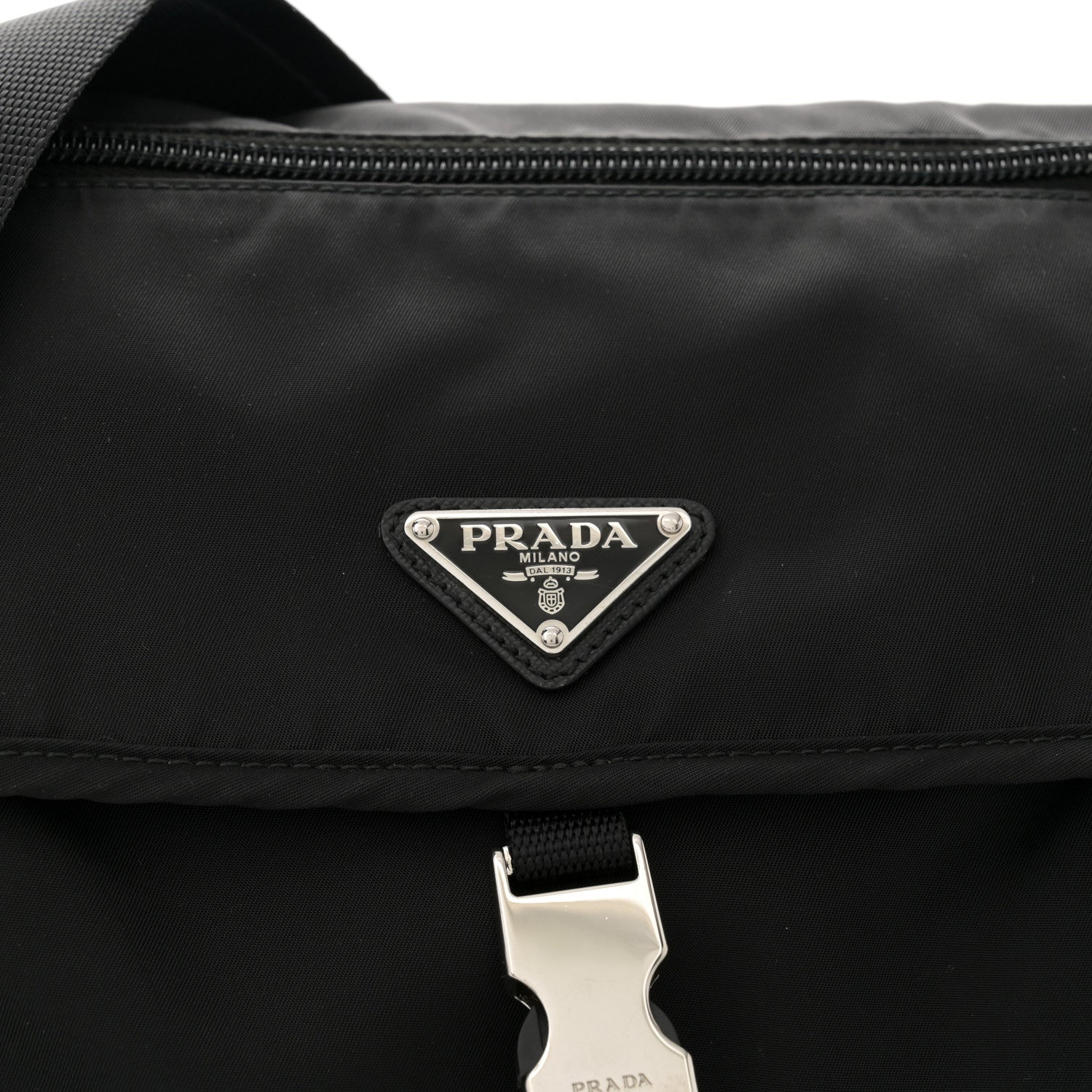 Prada Nylon Vela Messenger Black 8 of 11