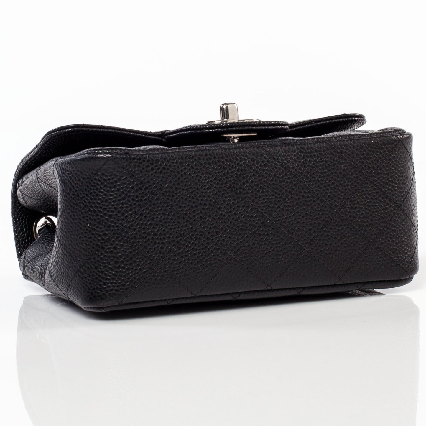 Caviar Quilted Mini Flap Black SHW