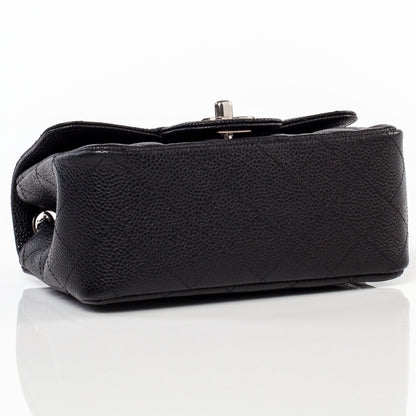 Chanel Caviar Quilted Mini Flap Black SHW 5 of 11