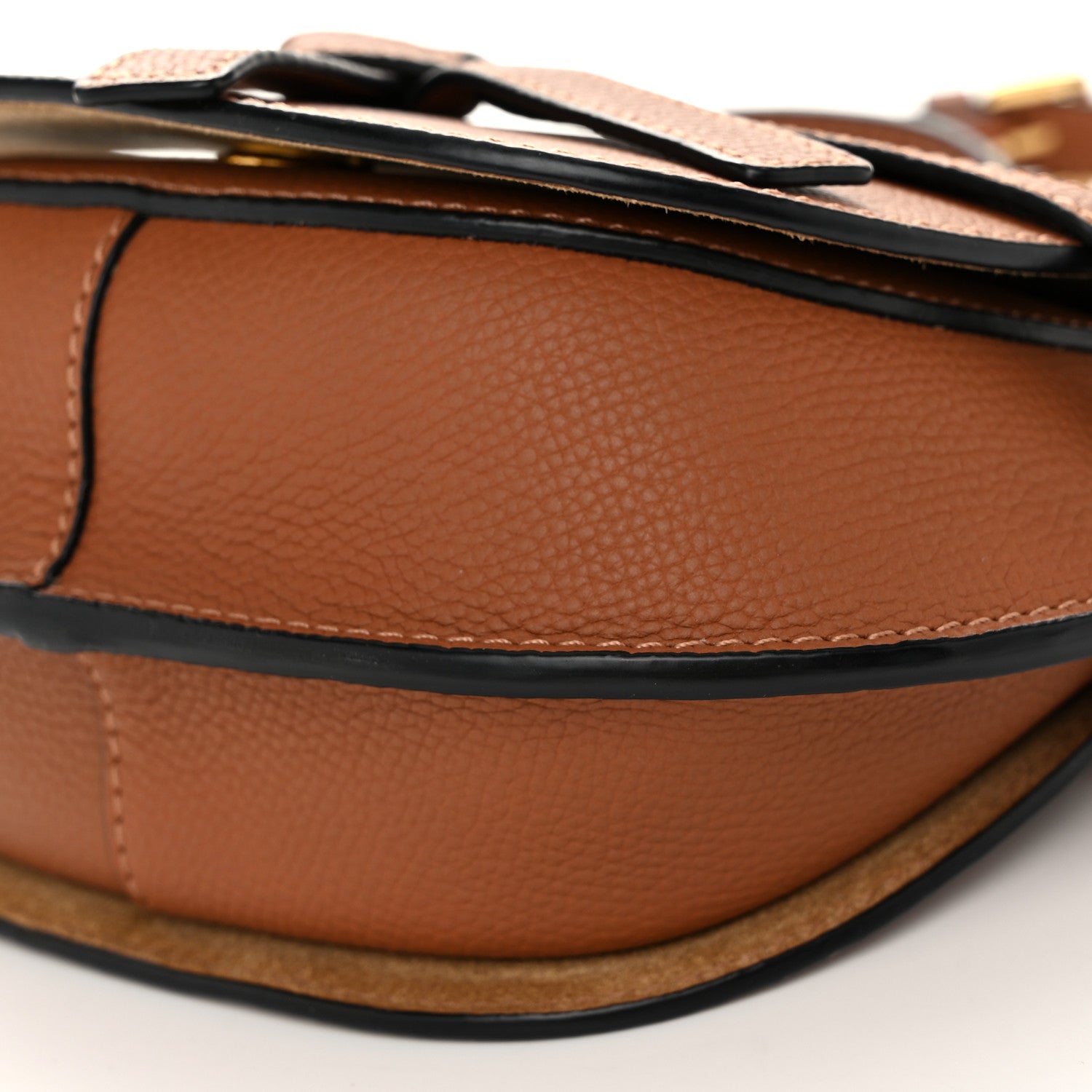 Loewe Pebble Grain Calfskin Mini Gate Dual Bag Tan 10 of 10
