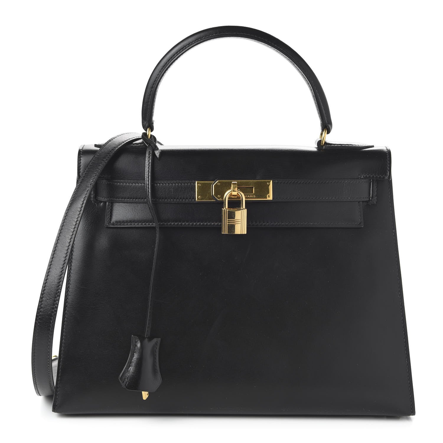 Hermes Box Kelly Sellier 28 Black 1 of 11