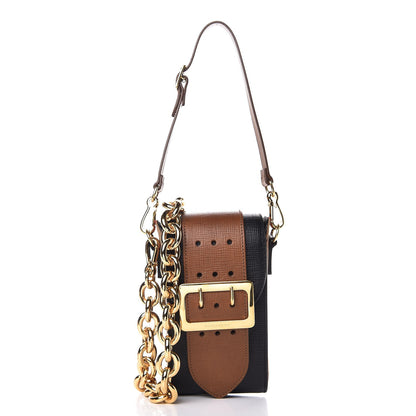 Burberry Prorsum Grainy Calfskin Oblong Belt Bag Black 1 of 8