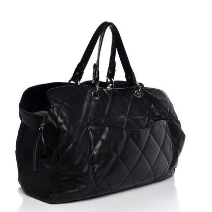 Chanel Soft Caviar Quilted Large Timeless Tote Black 3 of 10