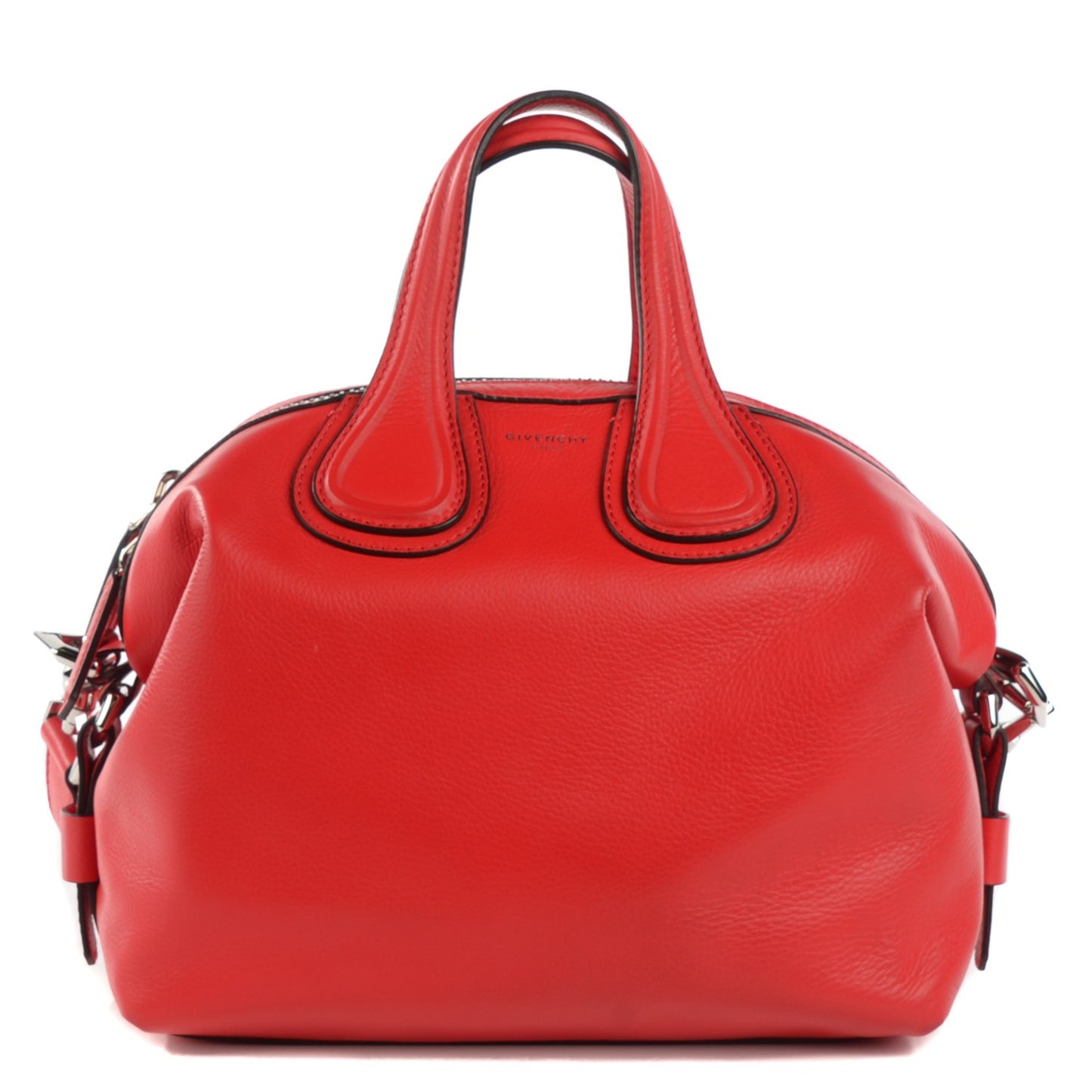 Waxed Calfskin Small Nightingale Red