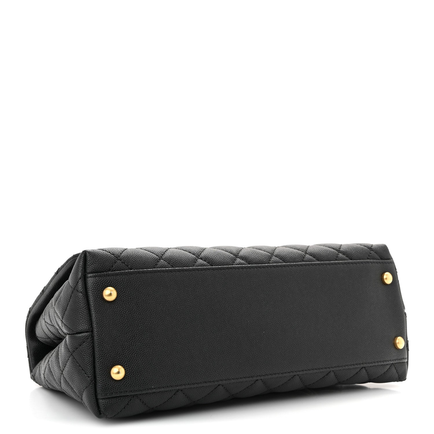 Chanel Caviar Quilted Small Coco Handle Flap Black 4 of 11