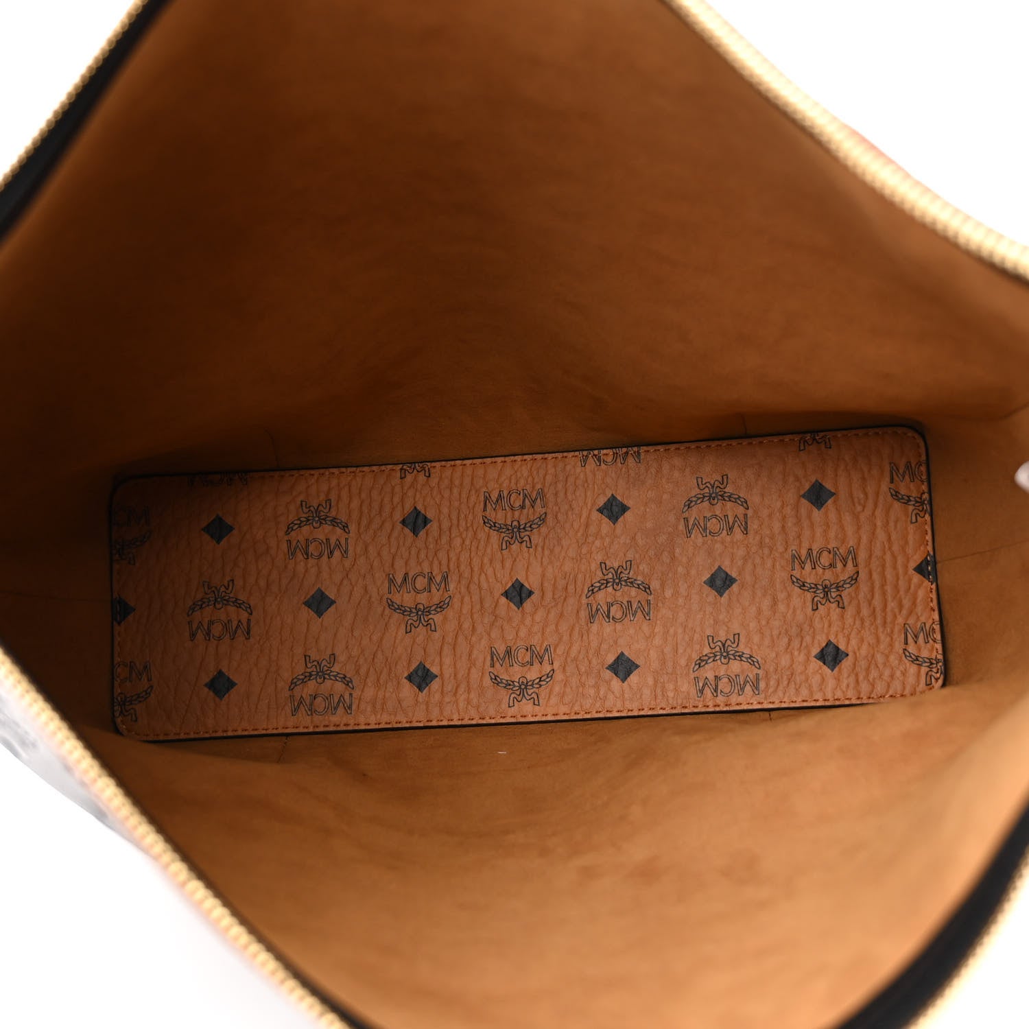 MCM Calfskin Ottomar Monogram Large Klara Hobo Black 5 of 10