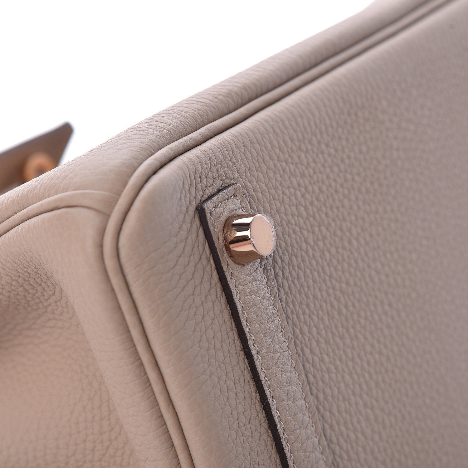 Hermes Togo Birkin 25 Gris Tourterelle 14 of 35