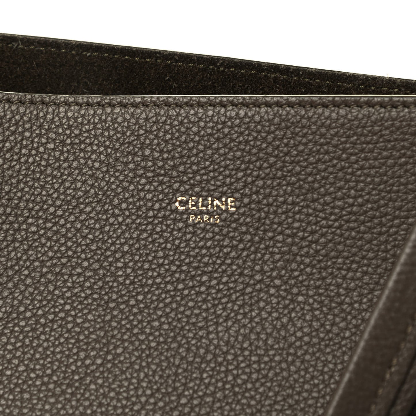 Soft Grained Calfskin Small Belt Cabas Phantom Taupe