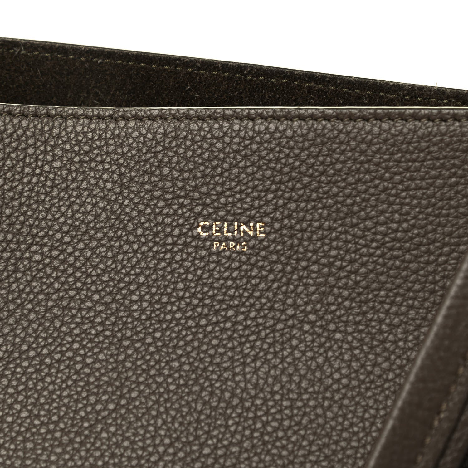 Celine Soft Grained Calfskin Small Belt Cabas Phantom Taupe 5 of 7