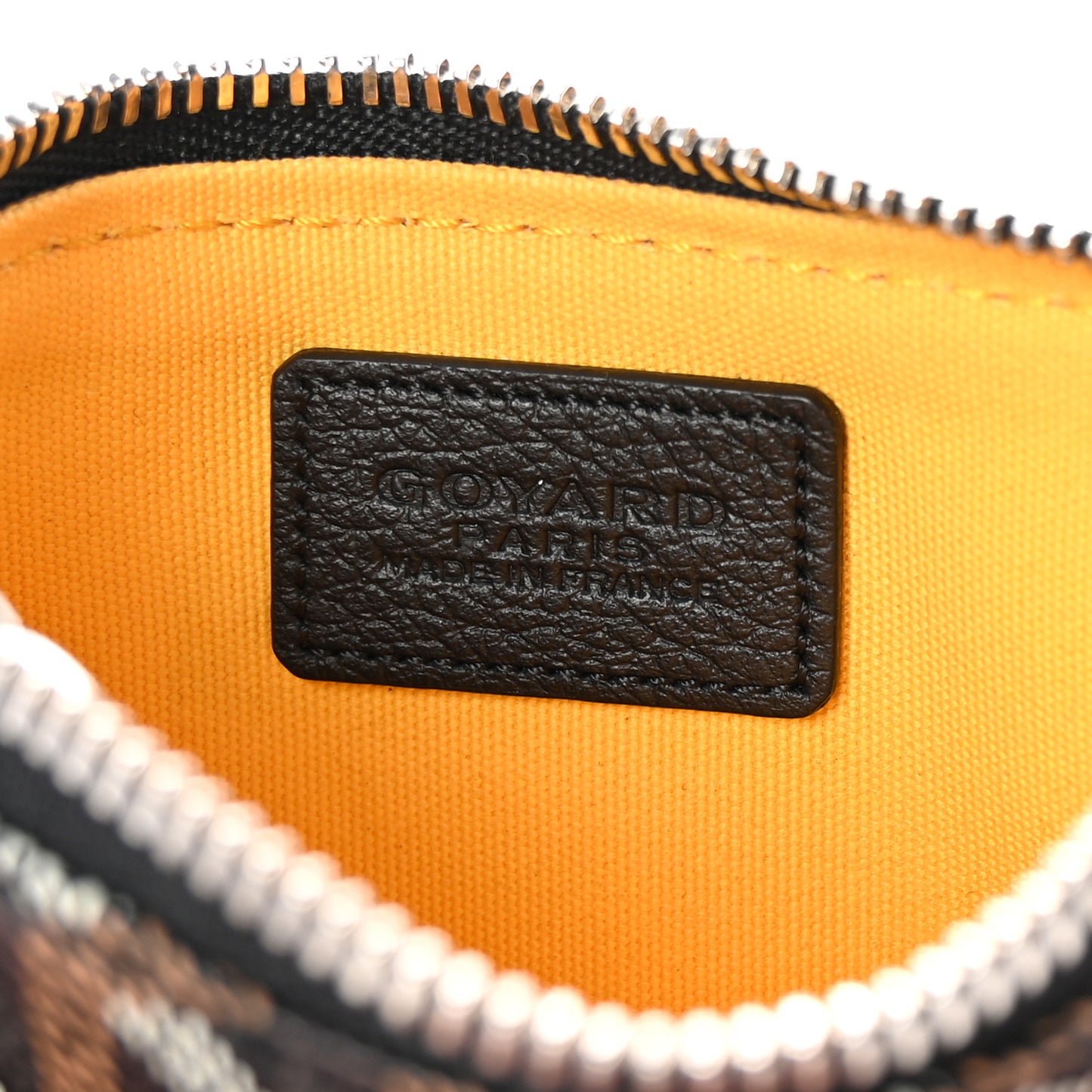 Goyardine Nano Senat Key Pouch Black