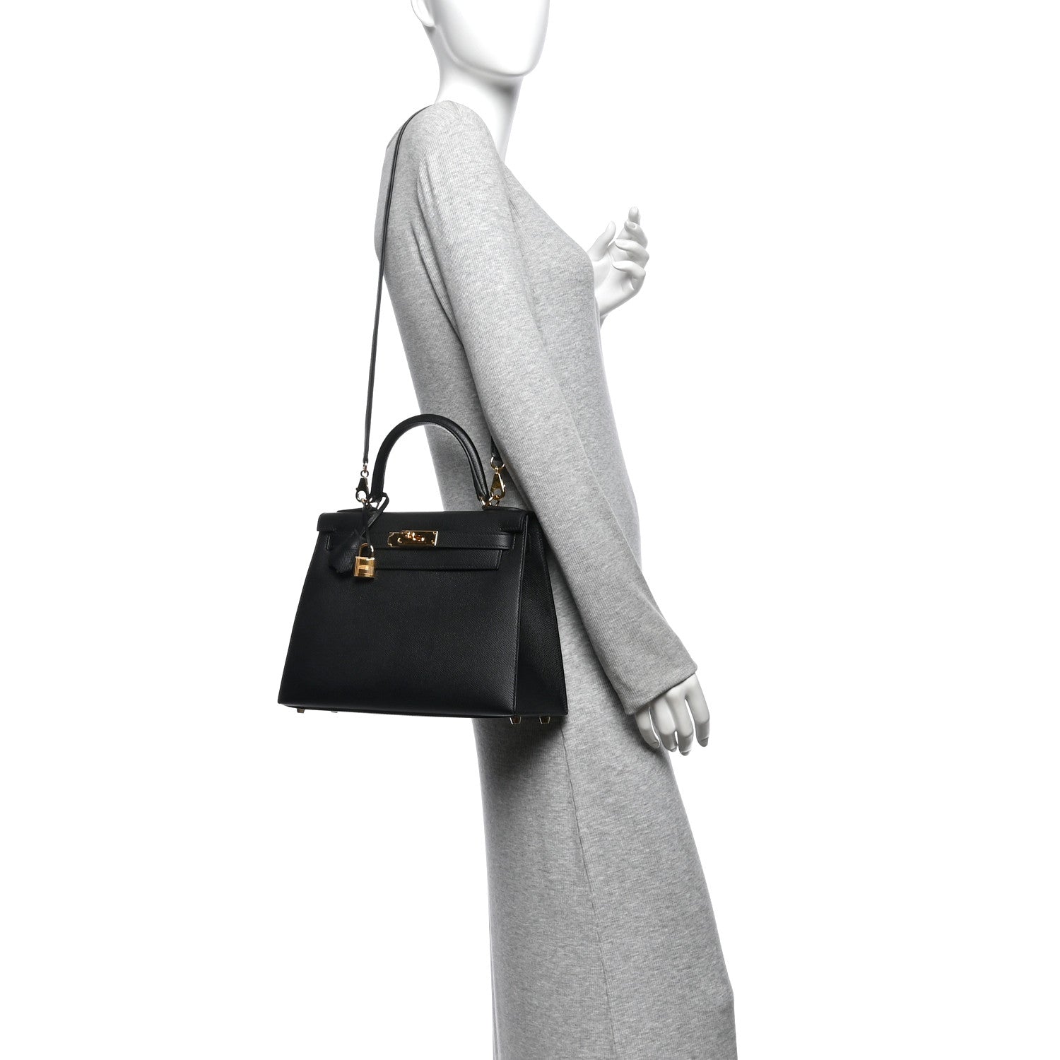 Hermes Epsom Kelly Sellier 28 Black 2 of 12