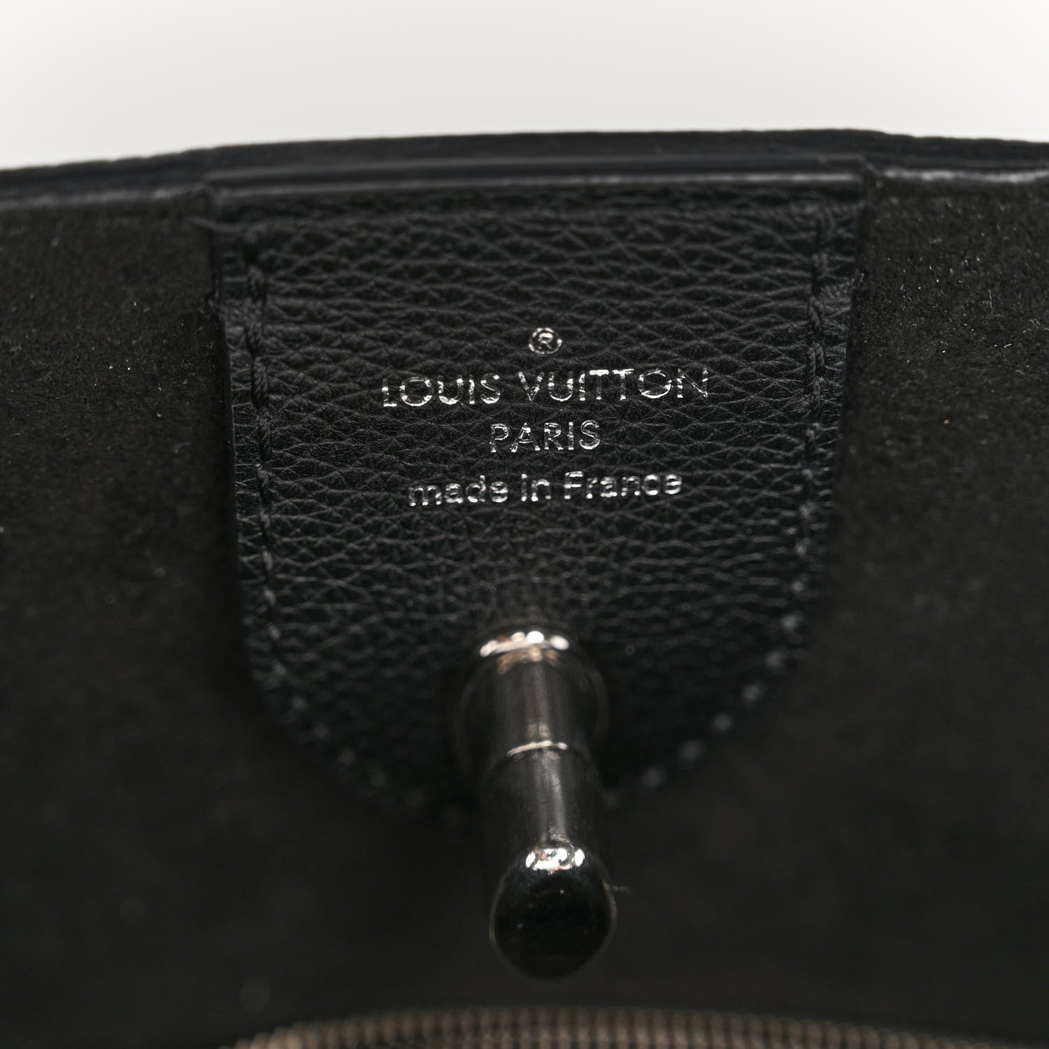 Louis Vuitton Calfskin Lockme Go Tote Black 6 of 11