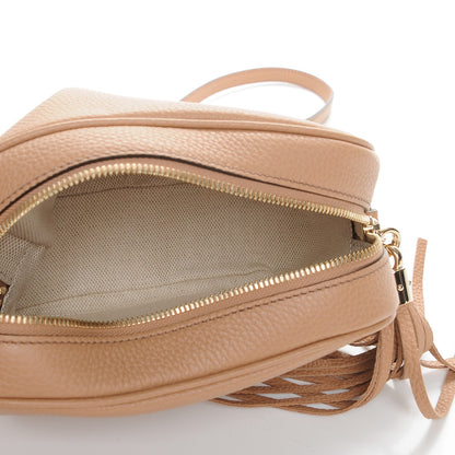 Gucci Pebbled Calfskin Small Soho Disco Bag Camelia 5 of 7