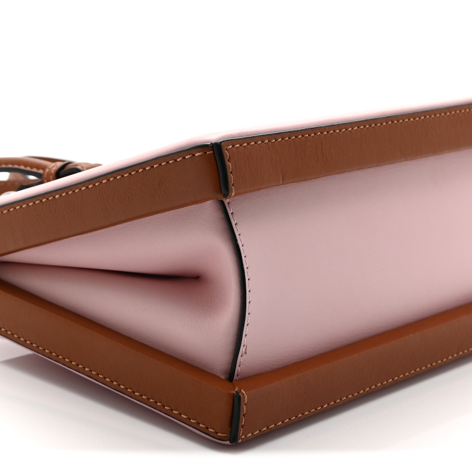 Loewe Calfskin Small Postal Bag Pastel Pink Tan 9 of 10