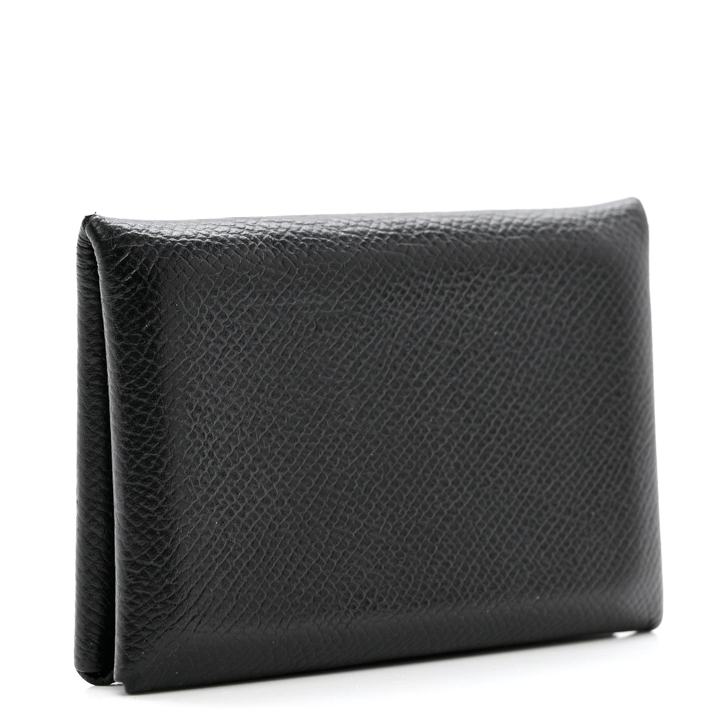 Hermes Epsom Calvi Card Case Black 3 of 6
